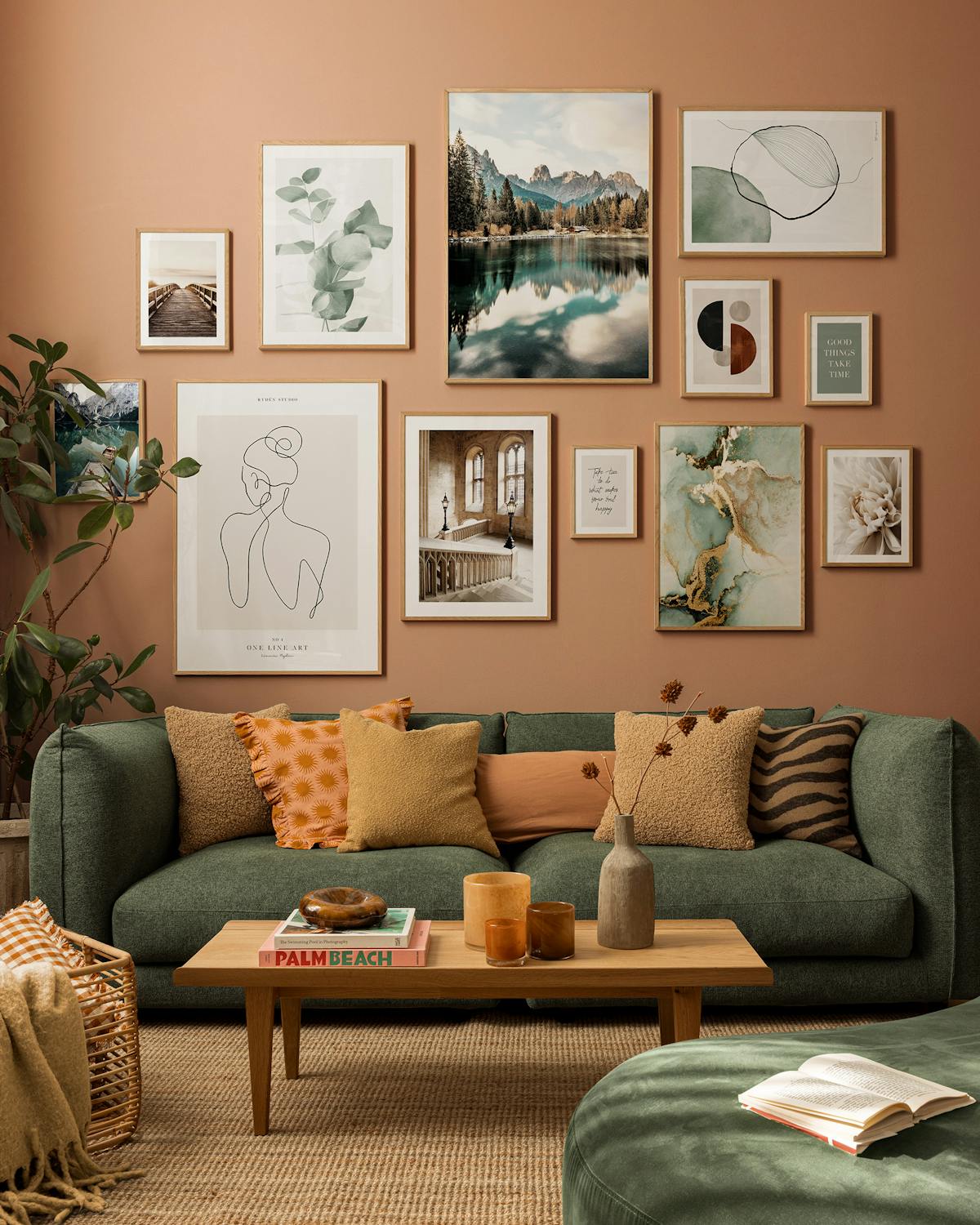 Personal Art Gallery Wall with Modern
